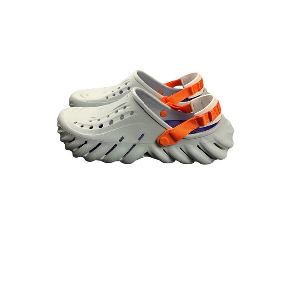 Crocs Pollex Clog by Salehe Bembury Sasquatch Gray Orange Men’s 11 Comfort main image 5